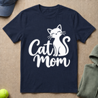Cat Mom Silhouette T-Shirt