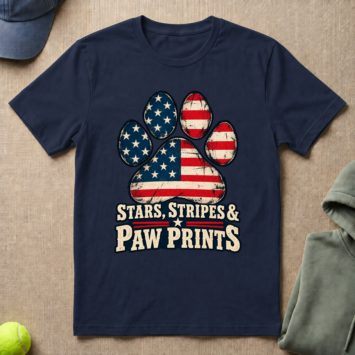 American Dog Dad T-Shirt