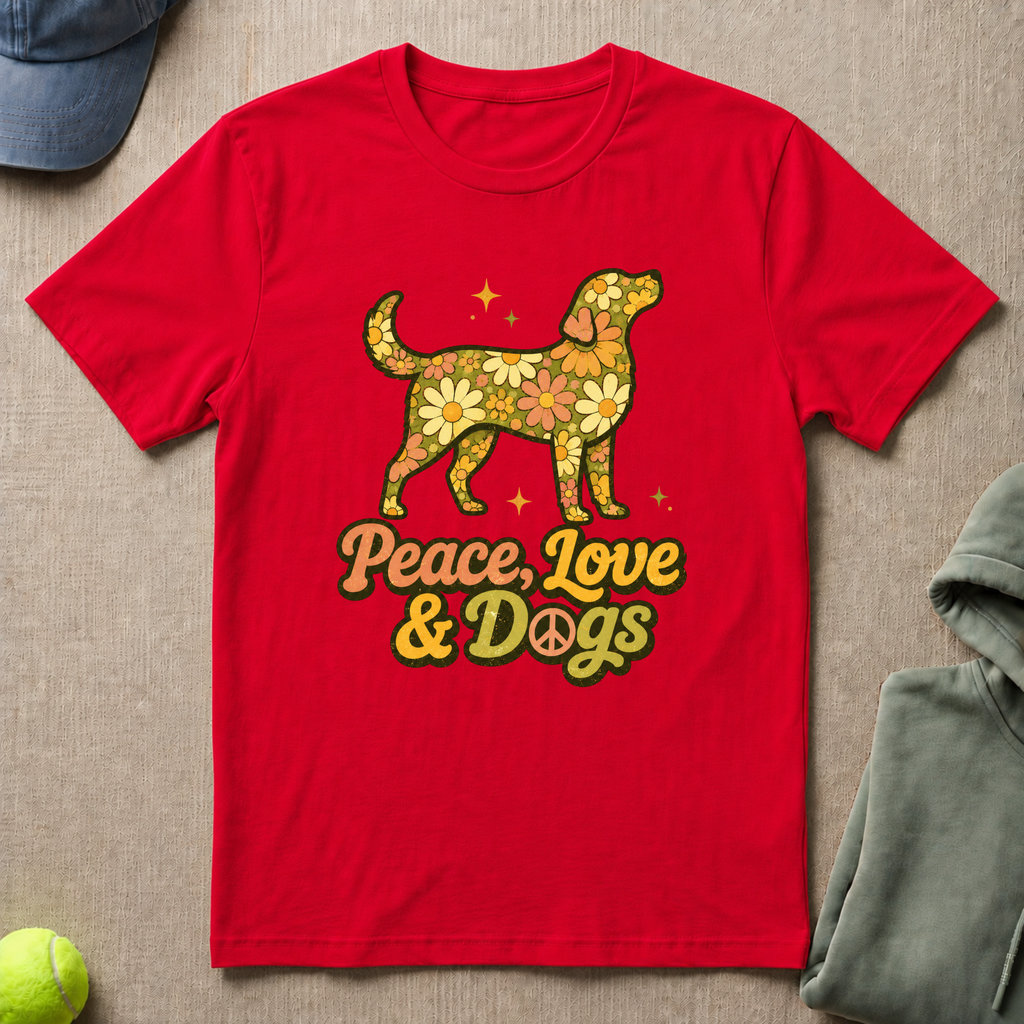 Peace Love & Dogs T-Shirt