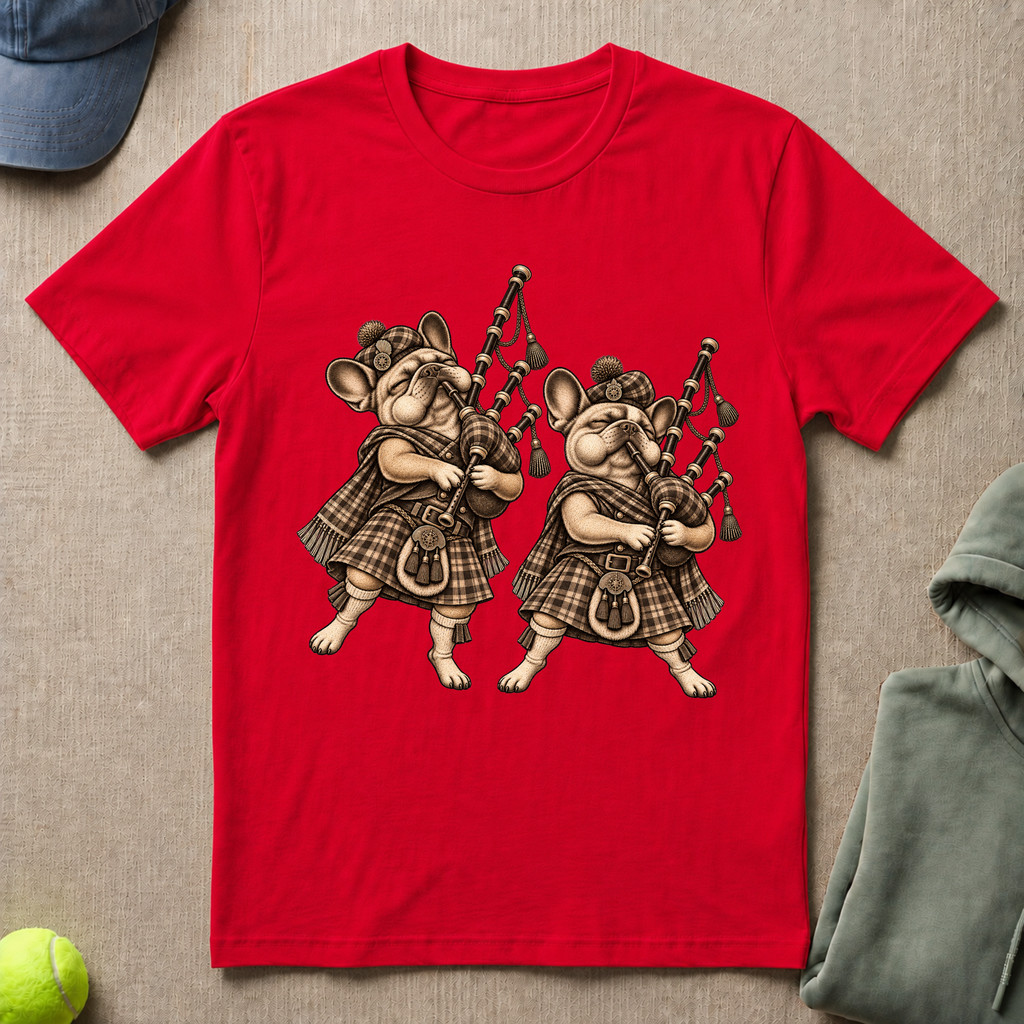 Frenchie Duo Scotts T-Shirt