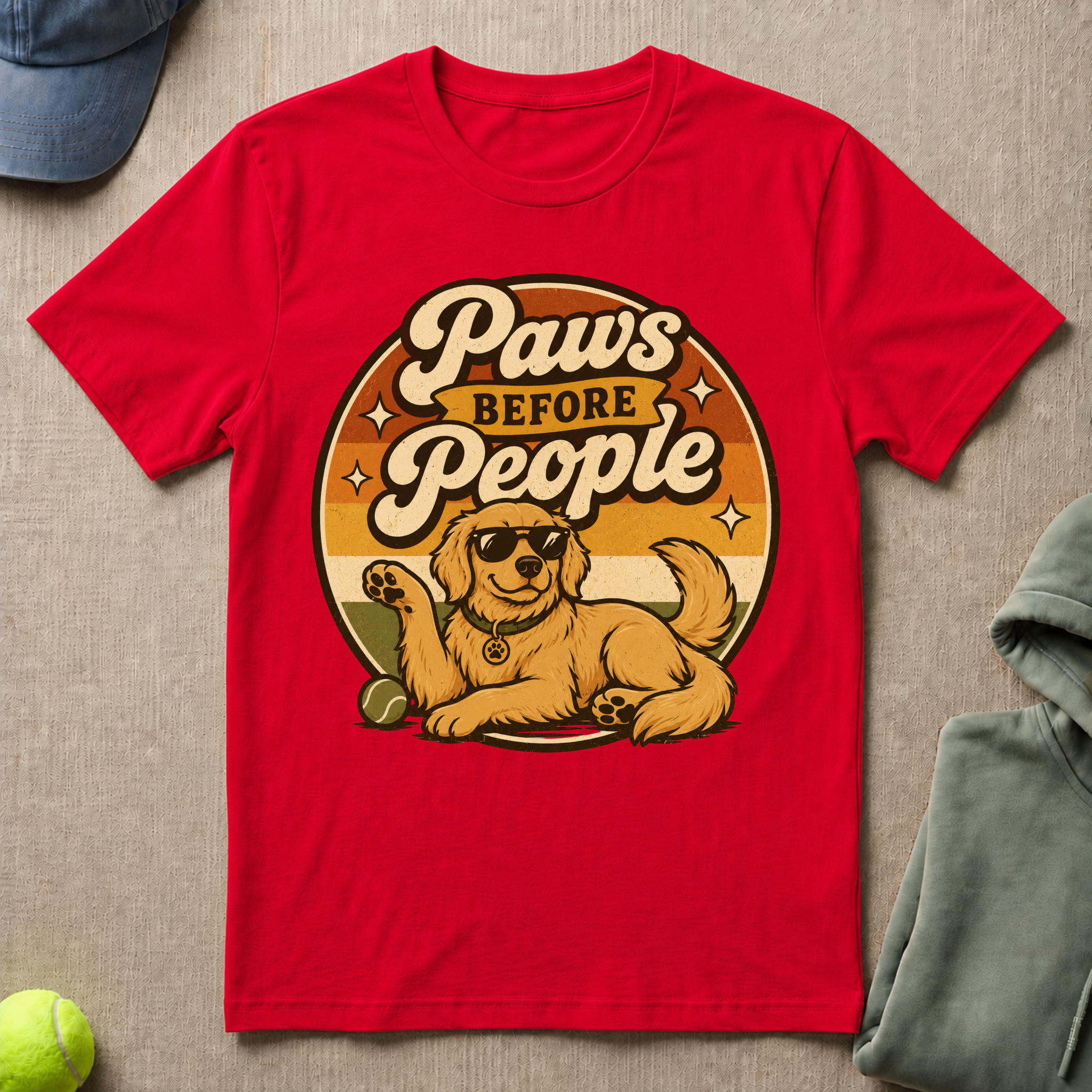 Dog With Ball T-Shirt