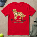 Floral Golden Retriever T-Shirt
