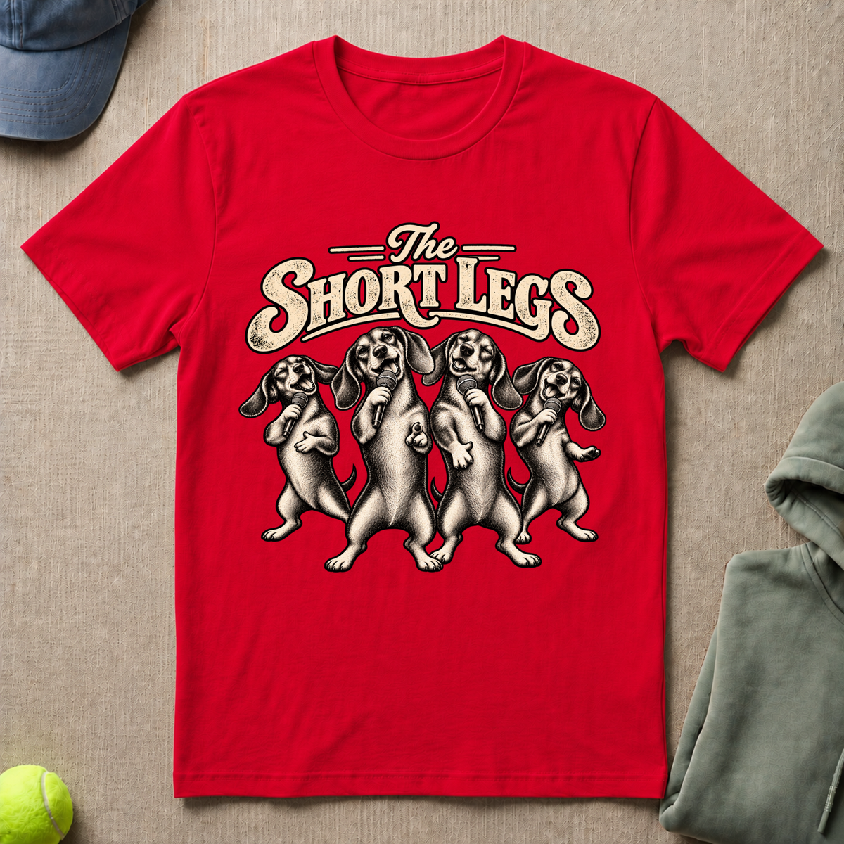 Short Legs Singing T-Shirt