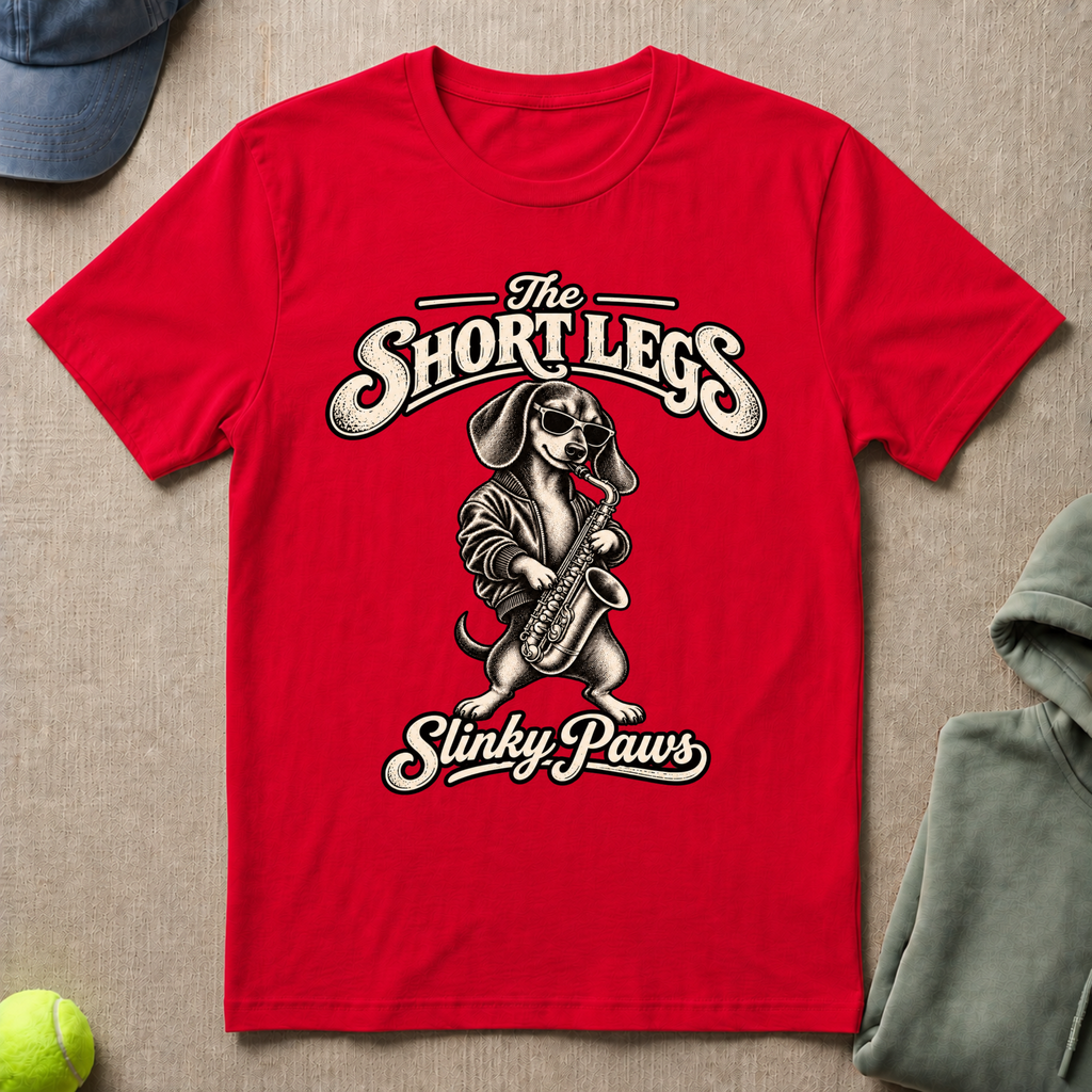 Short Legs Slinky Paws T-Shirt