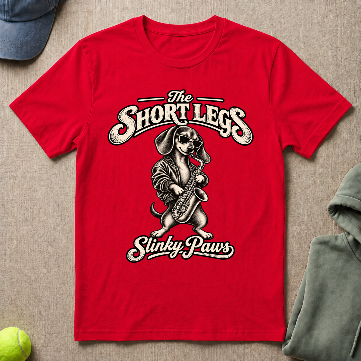 Short Legs Slinky Paws T-Shirt