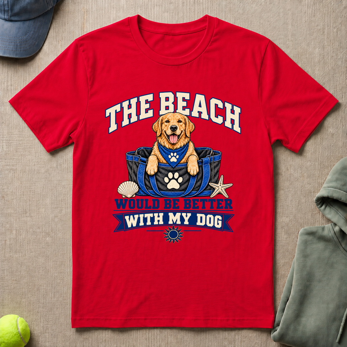 Beach Better With Dog T-Shirt