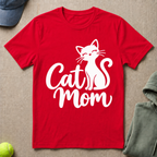Cat Mom Silhouette T-Shirt