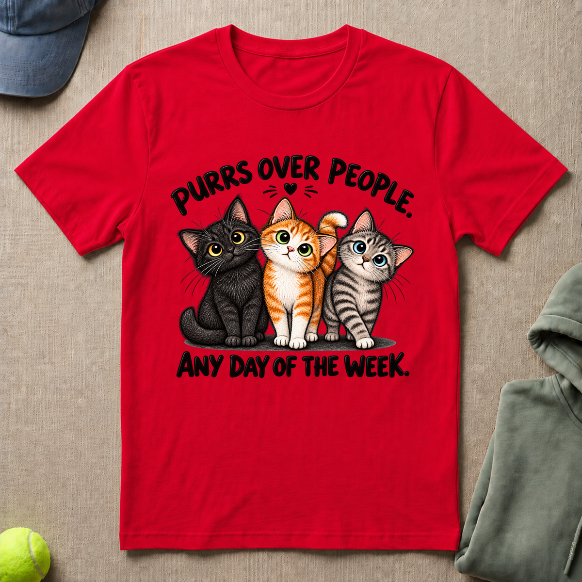Purrs Over People T-Shirt