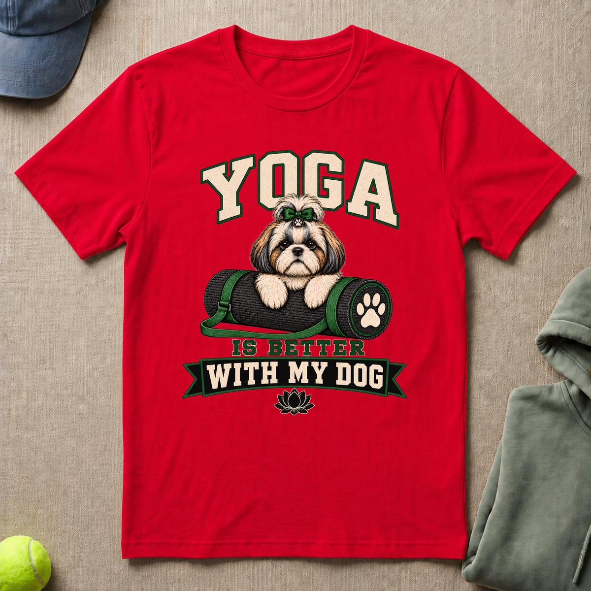 Yoga Better With Dog T-Shirt