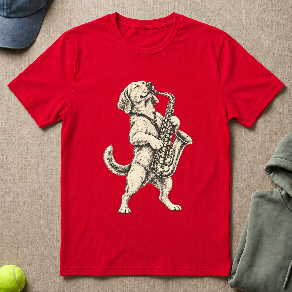 Dog Saxophone T-Shirt