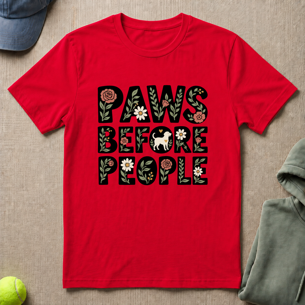 Paws Floral T-Shirt