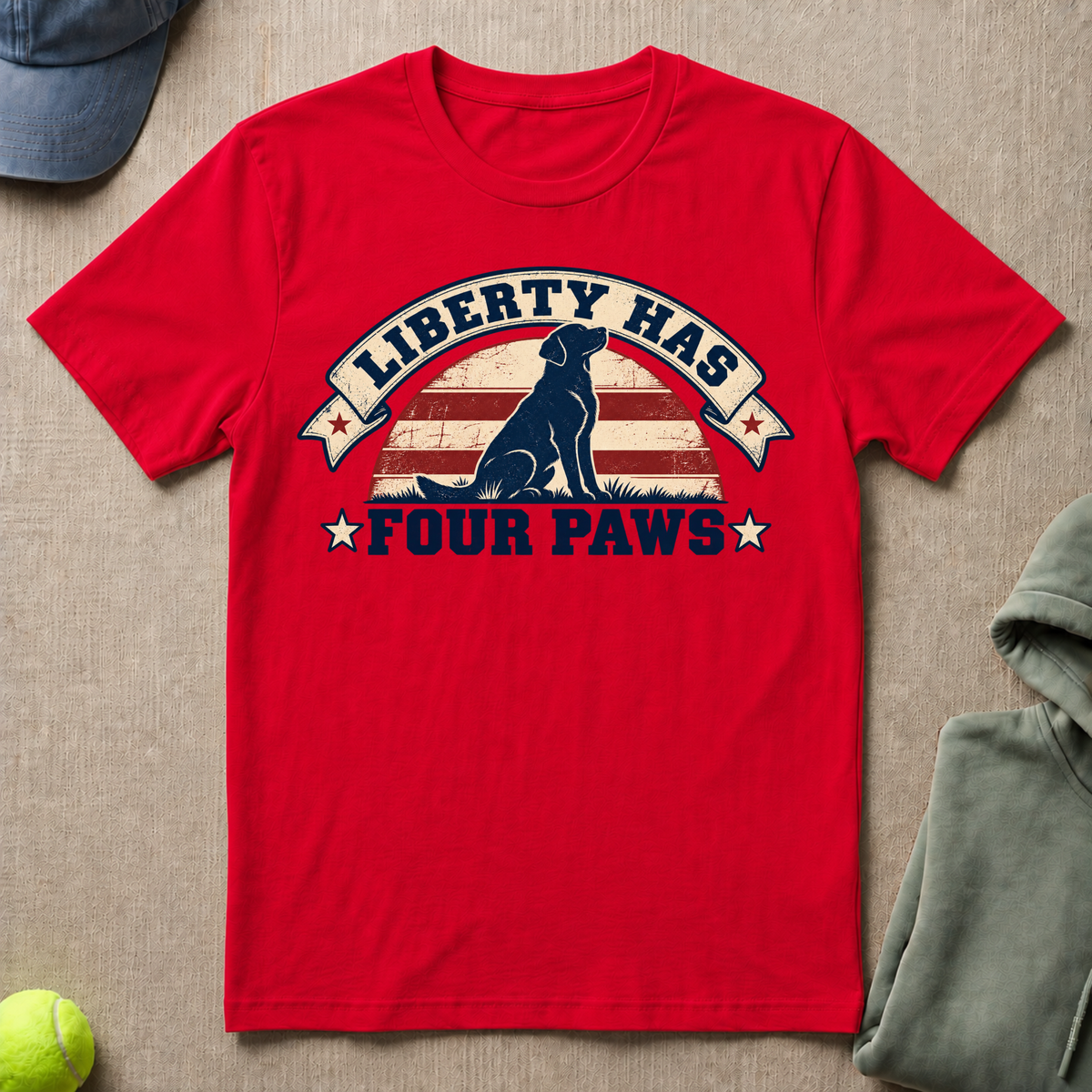 Liberty Has Paws T-Shirt