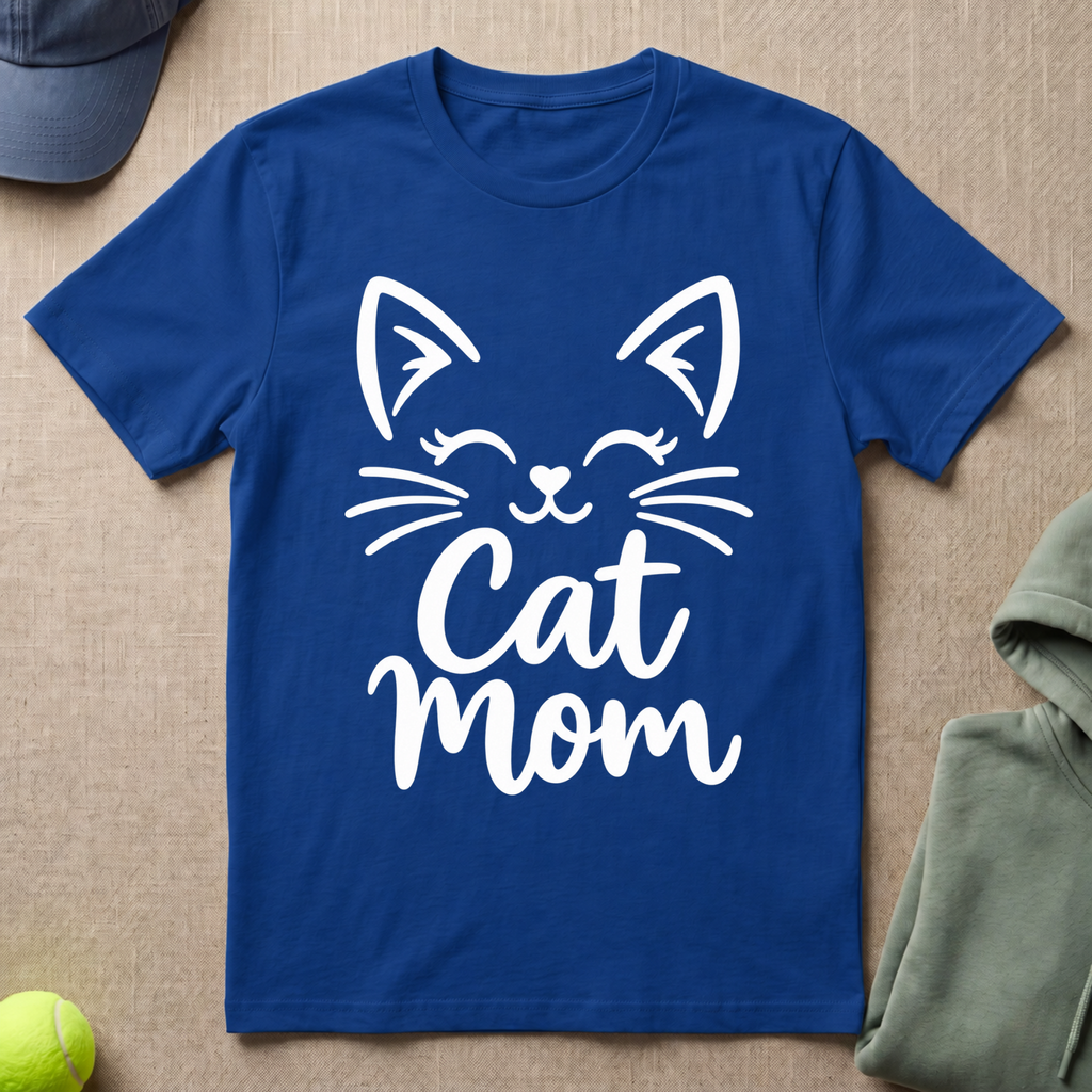 Cat Mom Smile T-Shirt