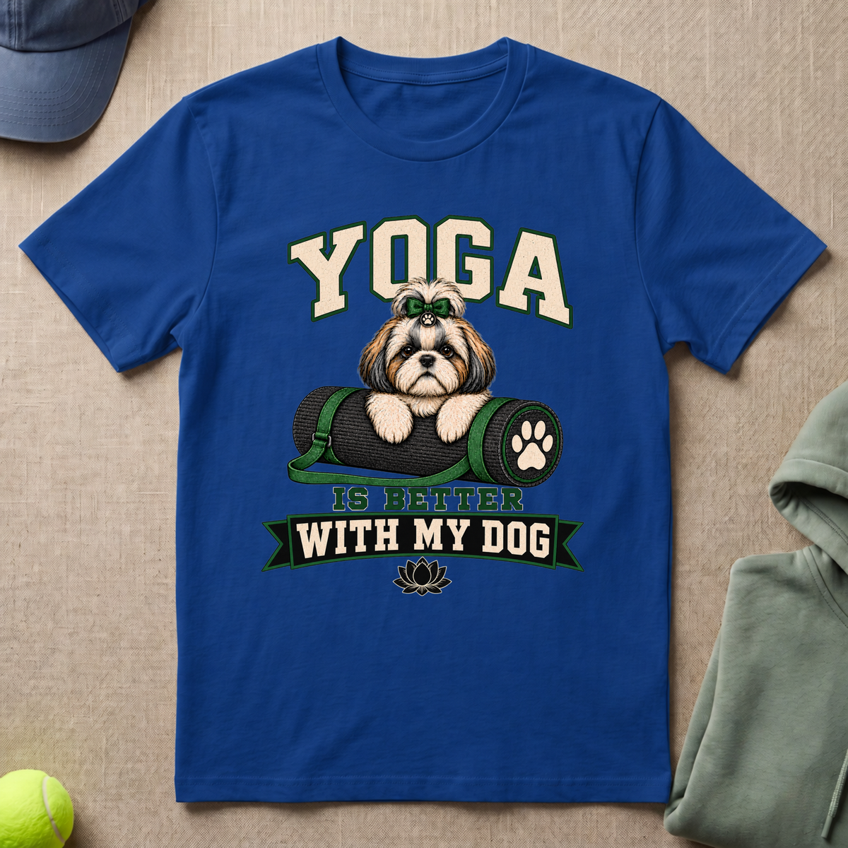 Yoga Better With Dog T-Shirt