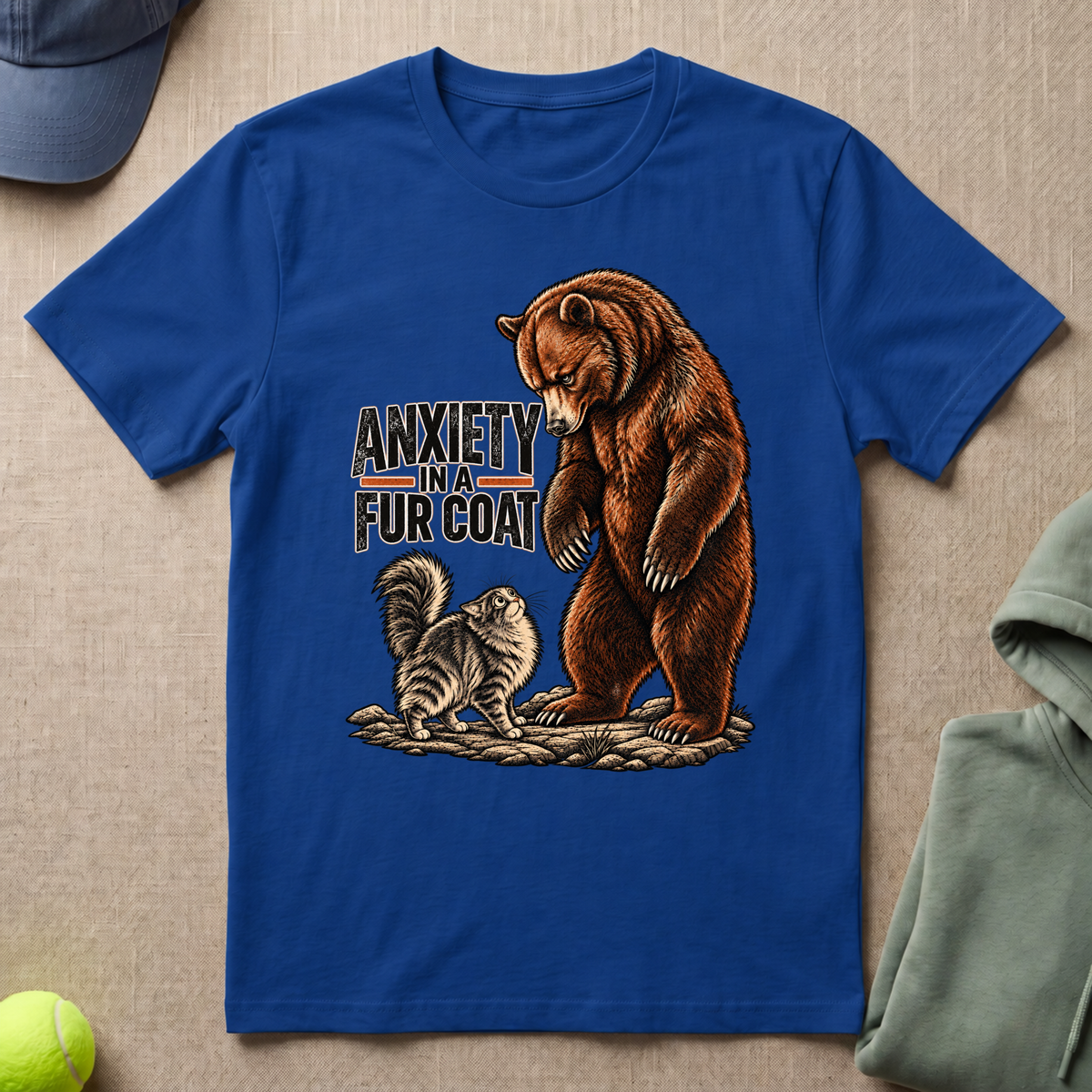 Anxiety In Fur T-Shirt