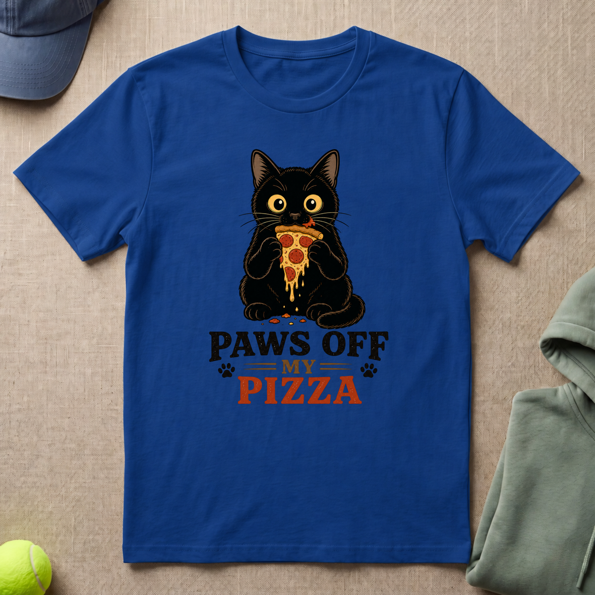 Cat & Pizza T-Shirt
