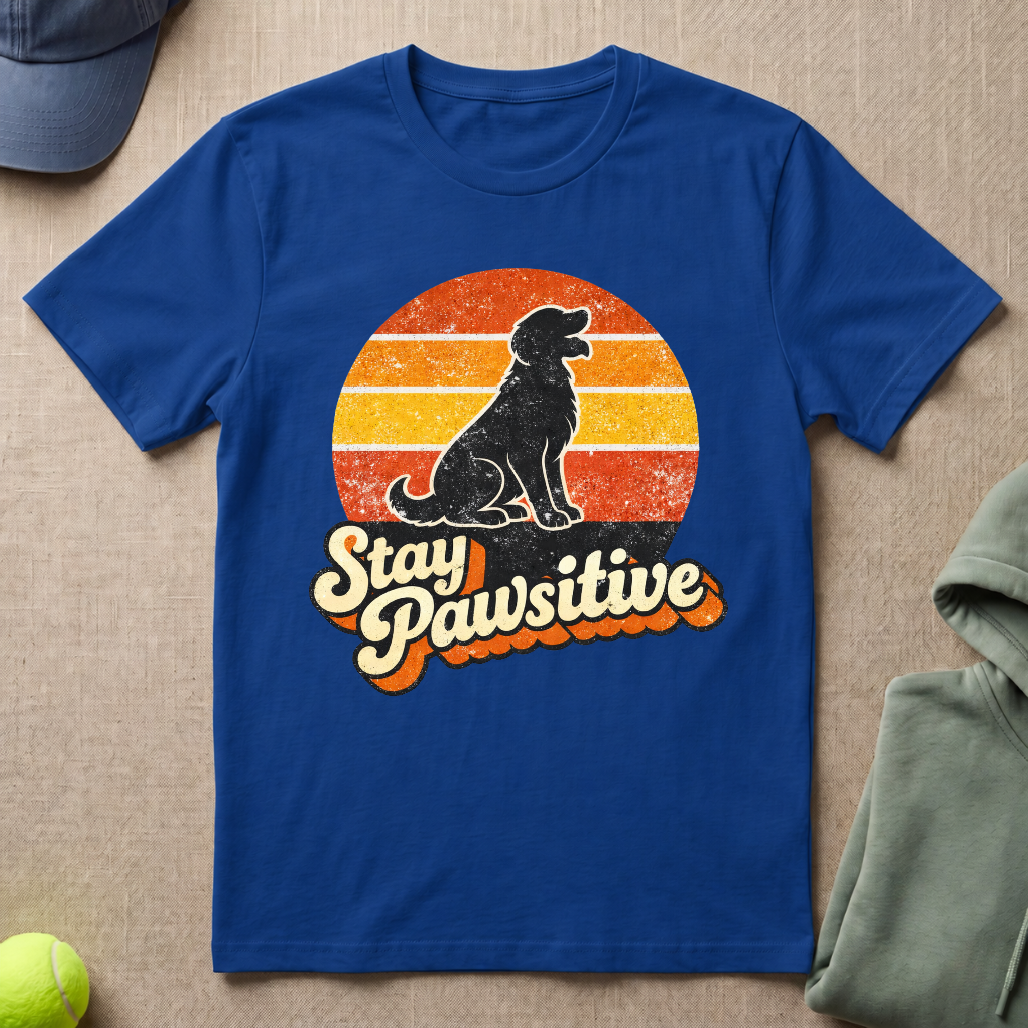 Stay Pawsitive T-Shirt