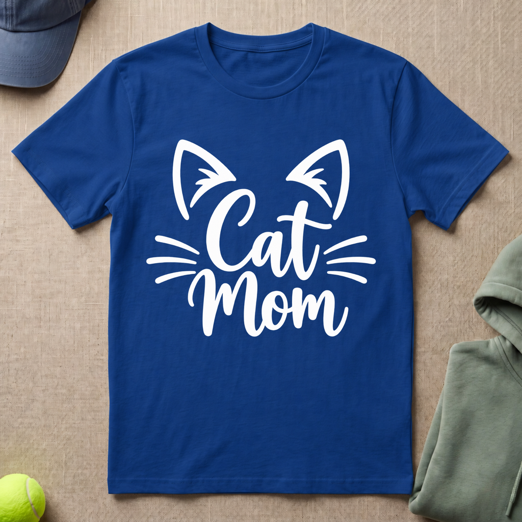 Cat Mom Whiskers T-Shirt