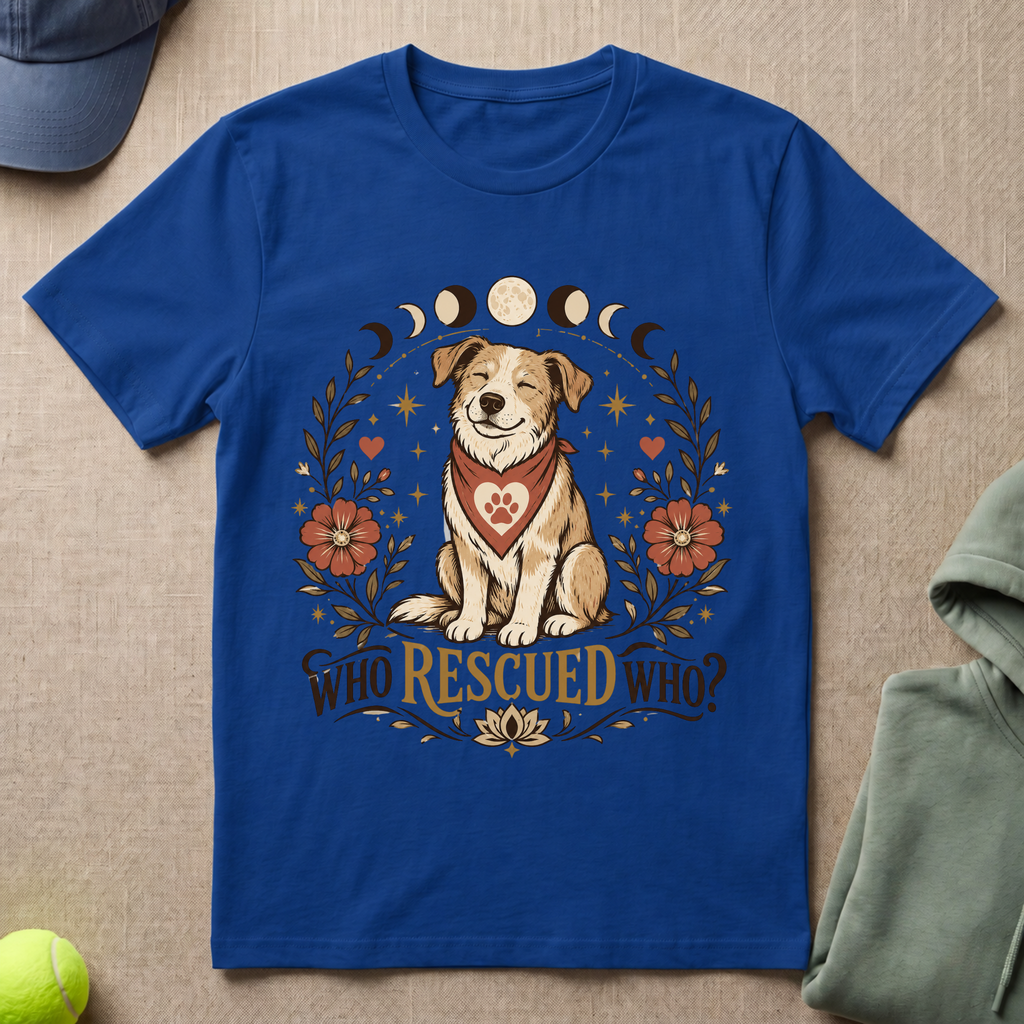 Who Rescued Who T-Shirt