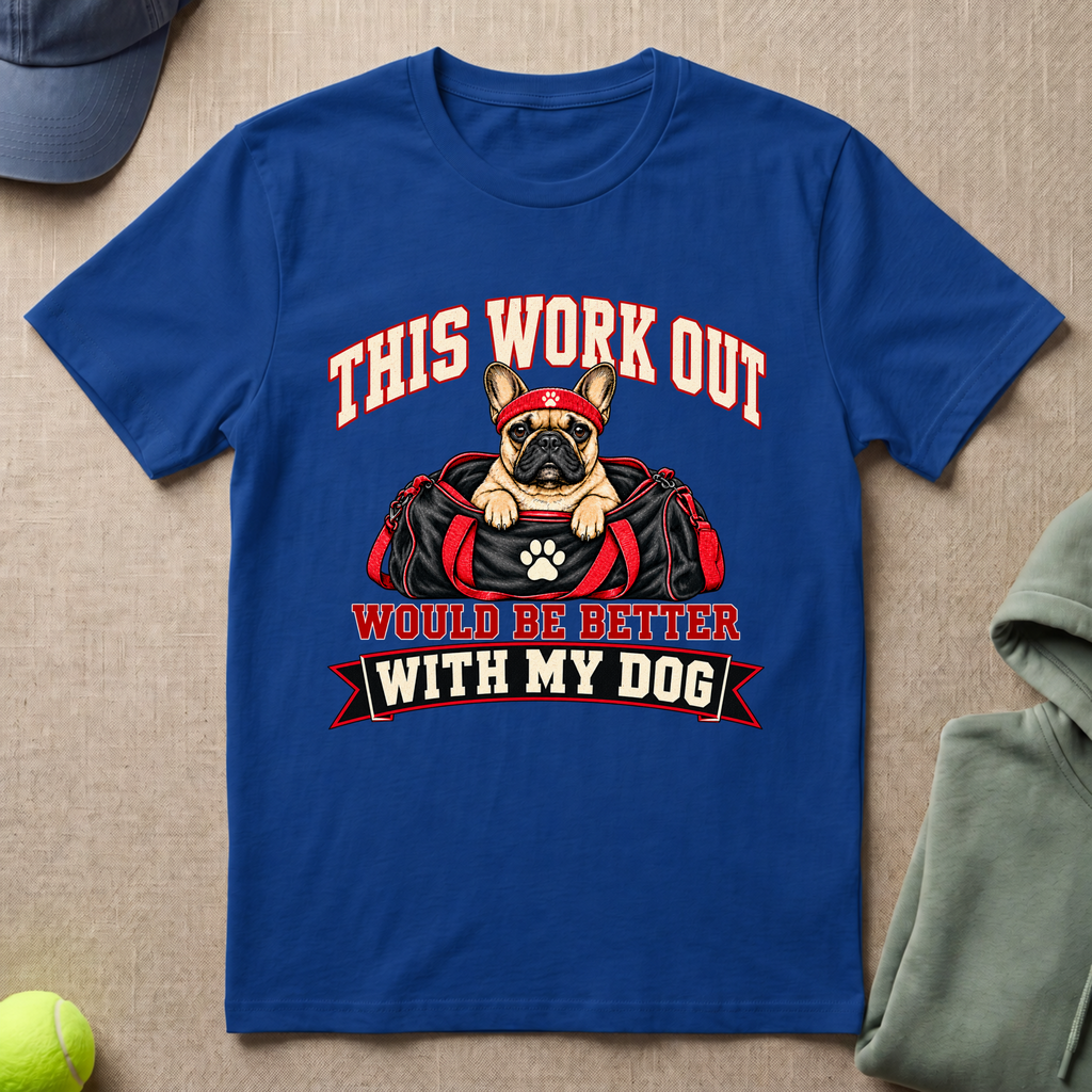 Work Out Better With Dog T-Shirt