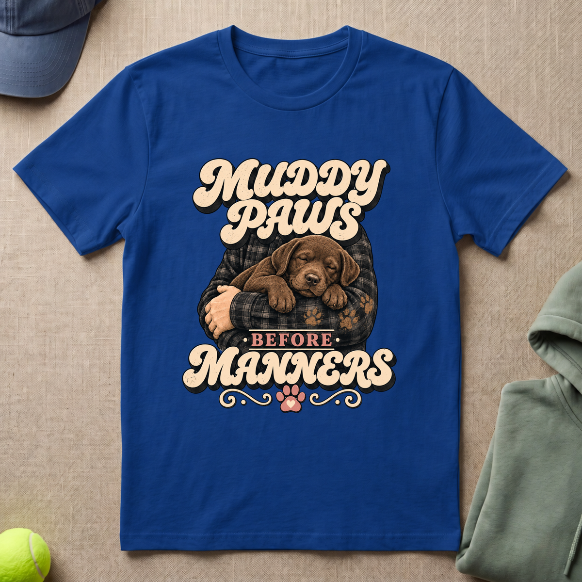 Muddy Paw Manners T-Shirt