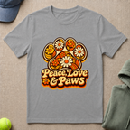 Peace Love Paws  T-Shirt