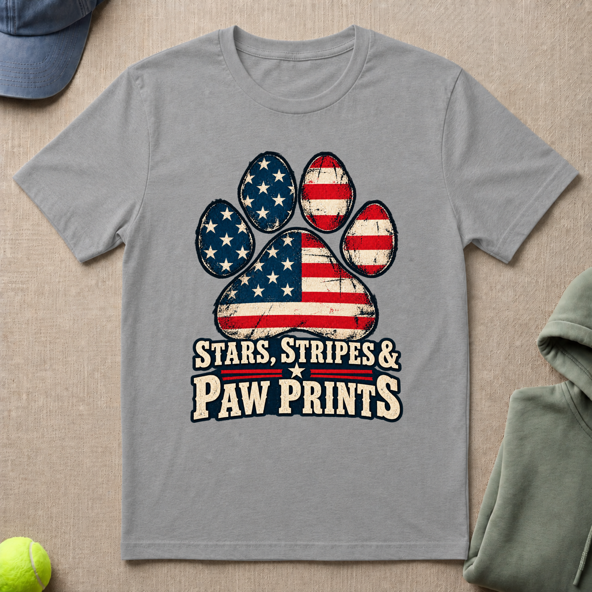 Stars Stipes & Paws T-Shirt