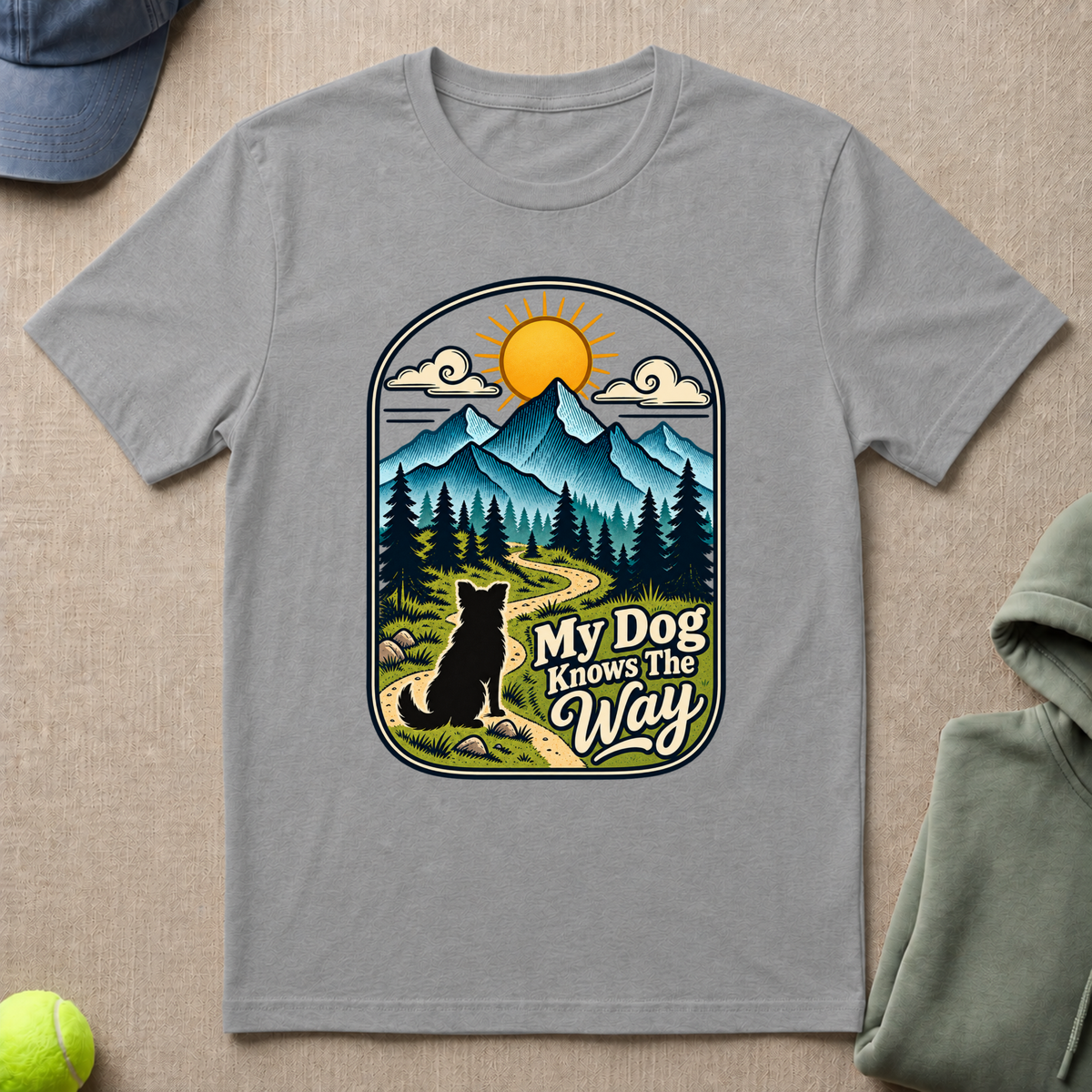 Dog Knows The Way T-Shirt