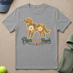 Floral Golden Retriever T-Shirt