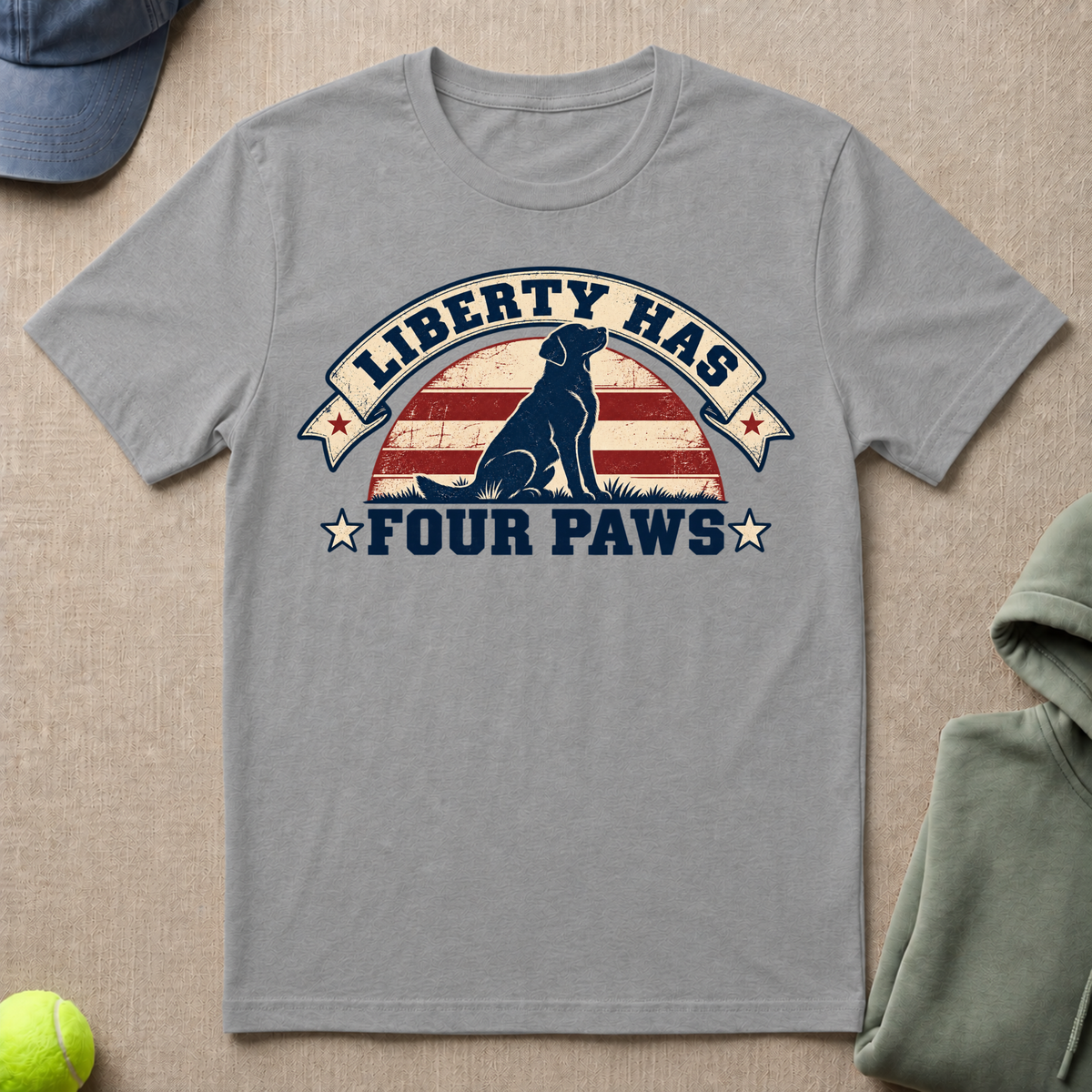 Liberty Has Paws T-Shirt