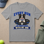 Run Better With Dog T-Shirt