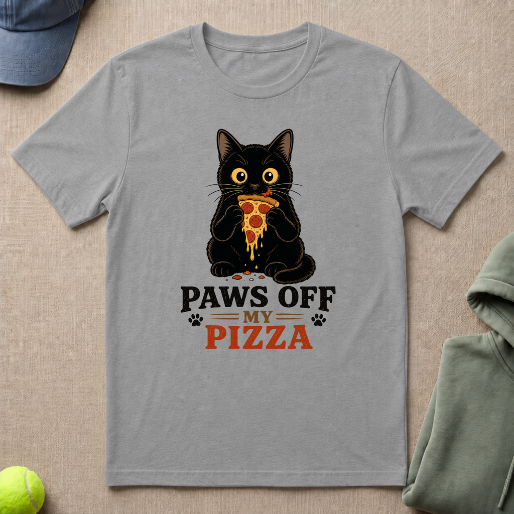 Cat & Pizza T-Shirt