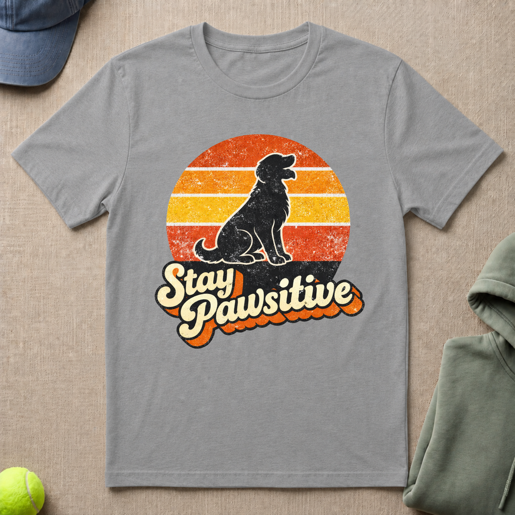 Stay Pawsitive T-Shirt