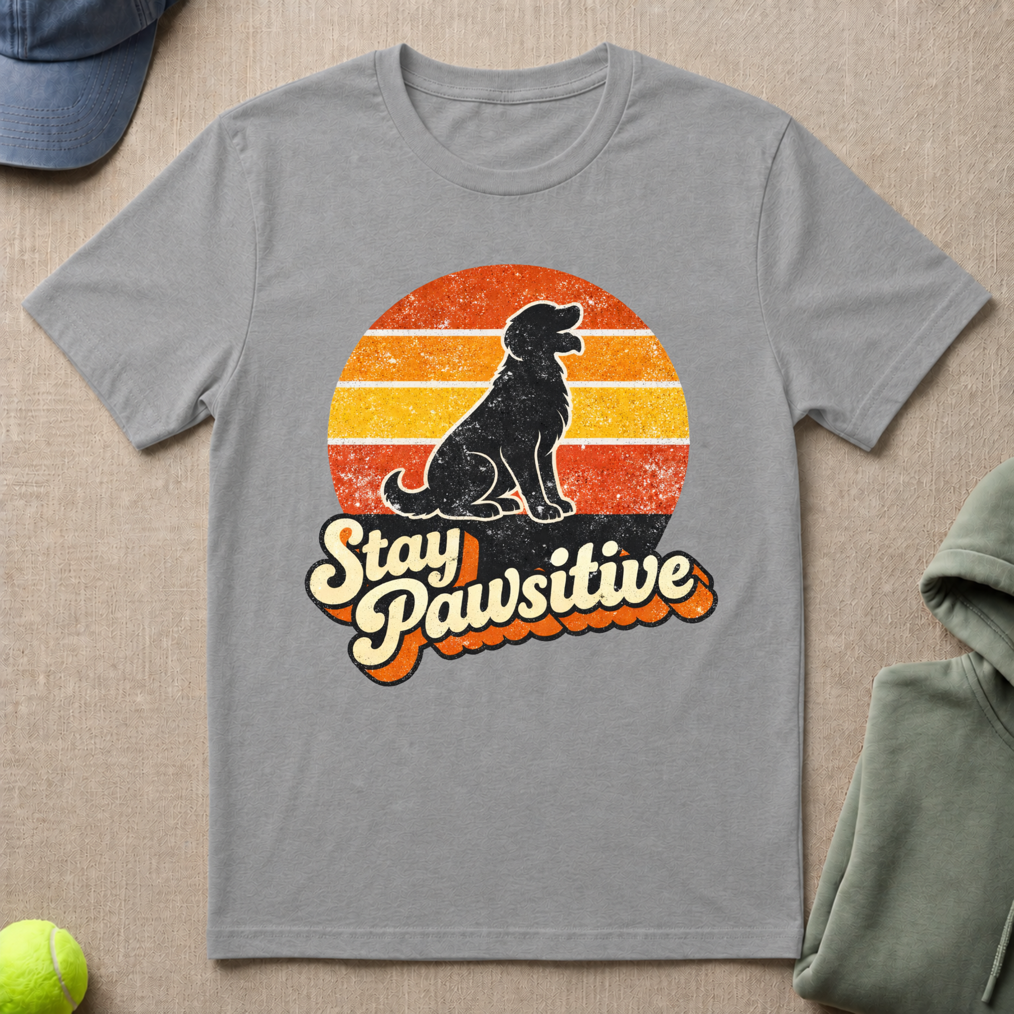 Stay Pawsitive T-Shirt