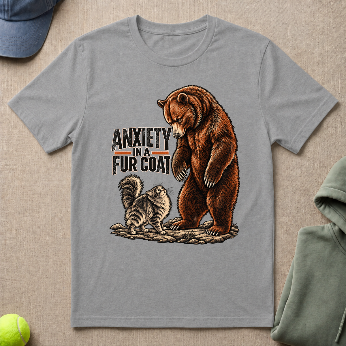 Anxiety In Fur T-Shirt