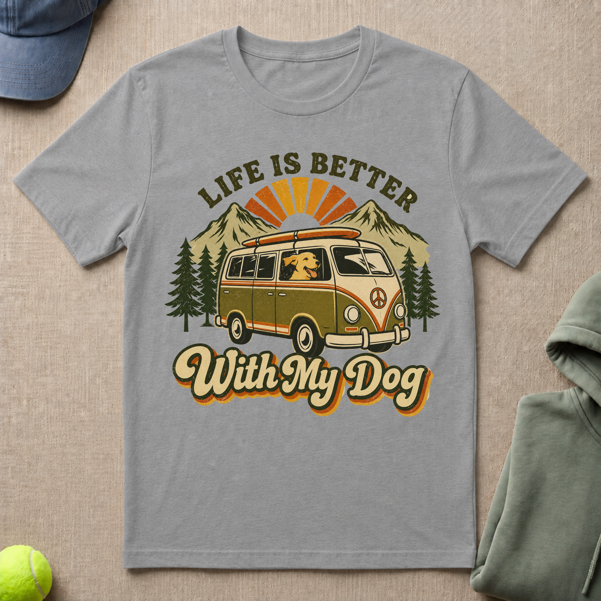 Camper Dog T-Shirt