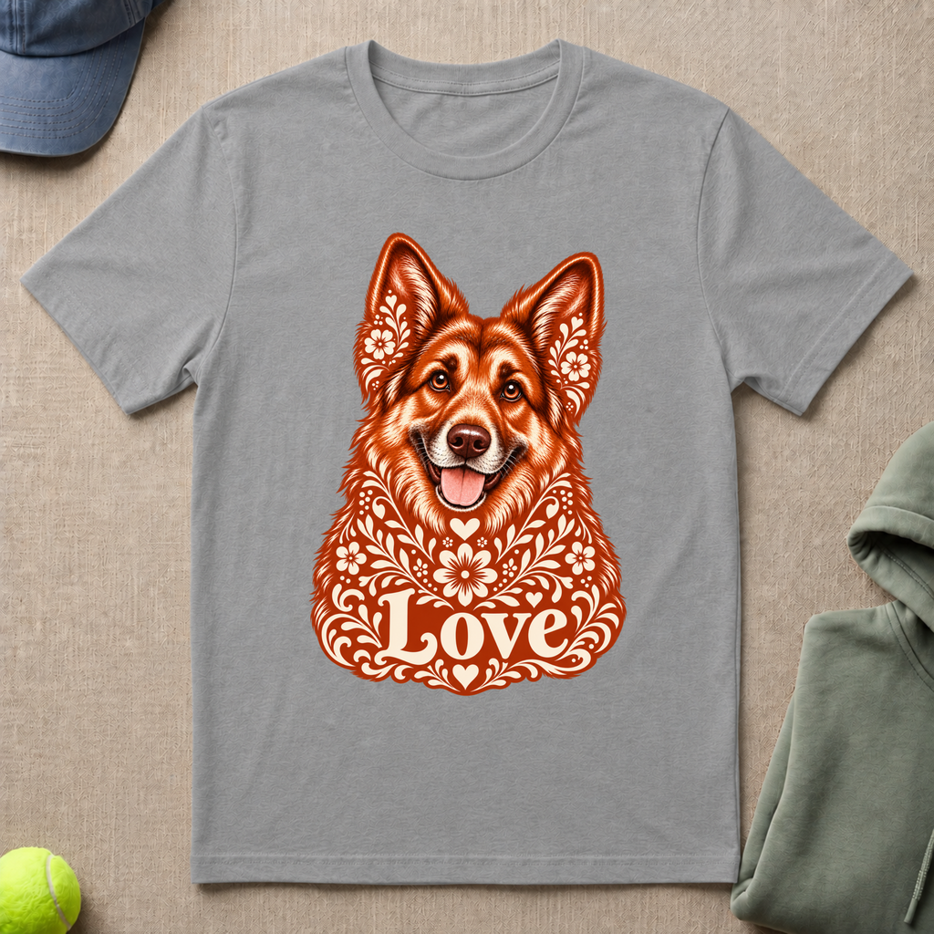 German Shepherd Love T-Shirt