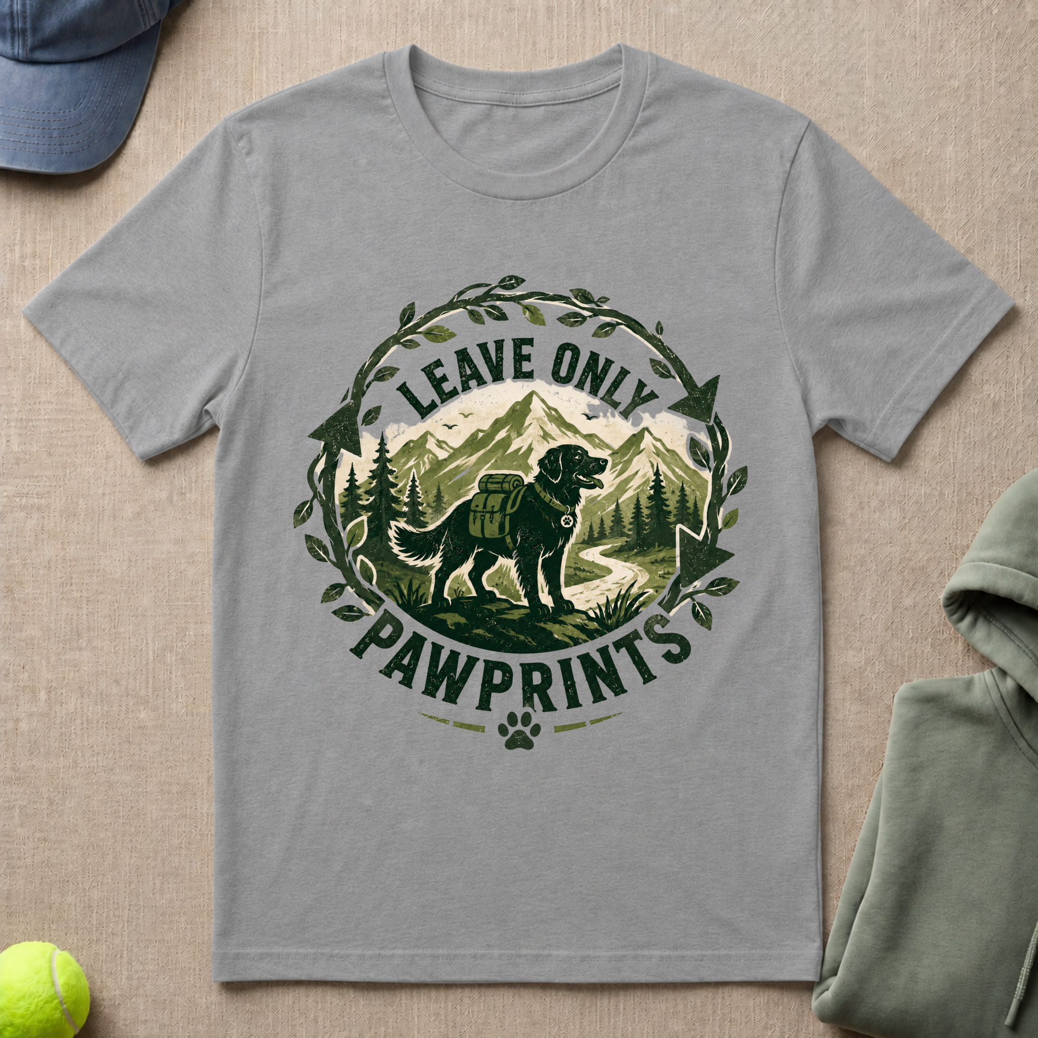 Leave Only Paw T-Shirt