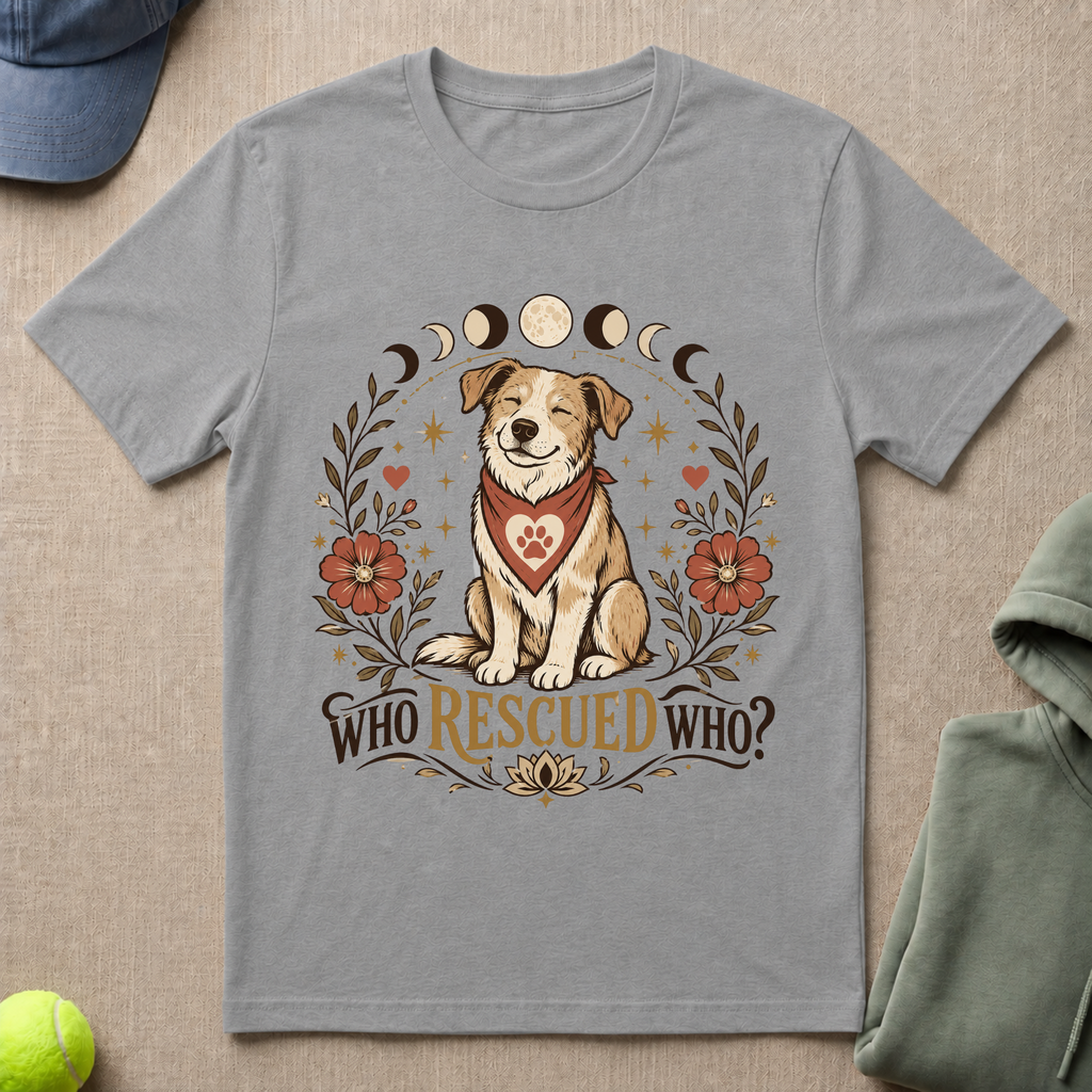 Who Rescued Who T-Shirt