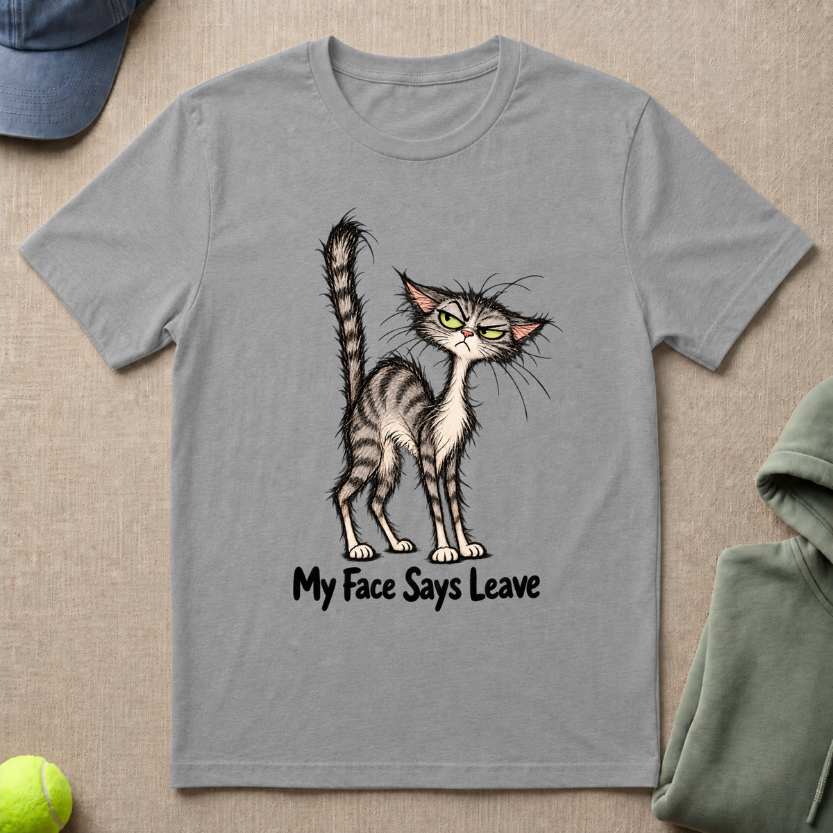 Face Says Leave T-Shirt