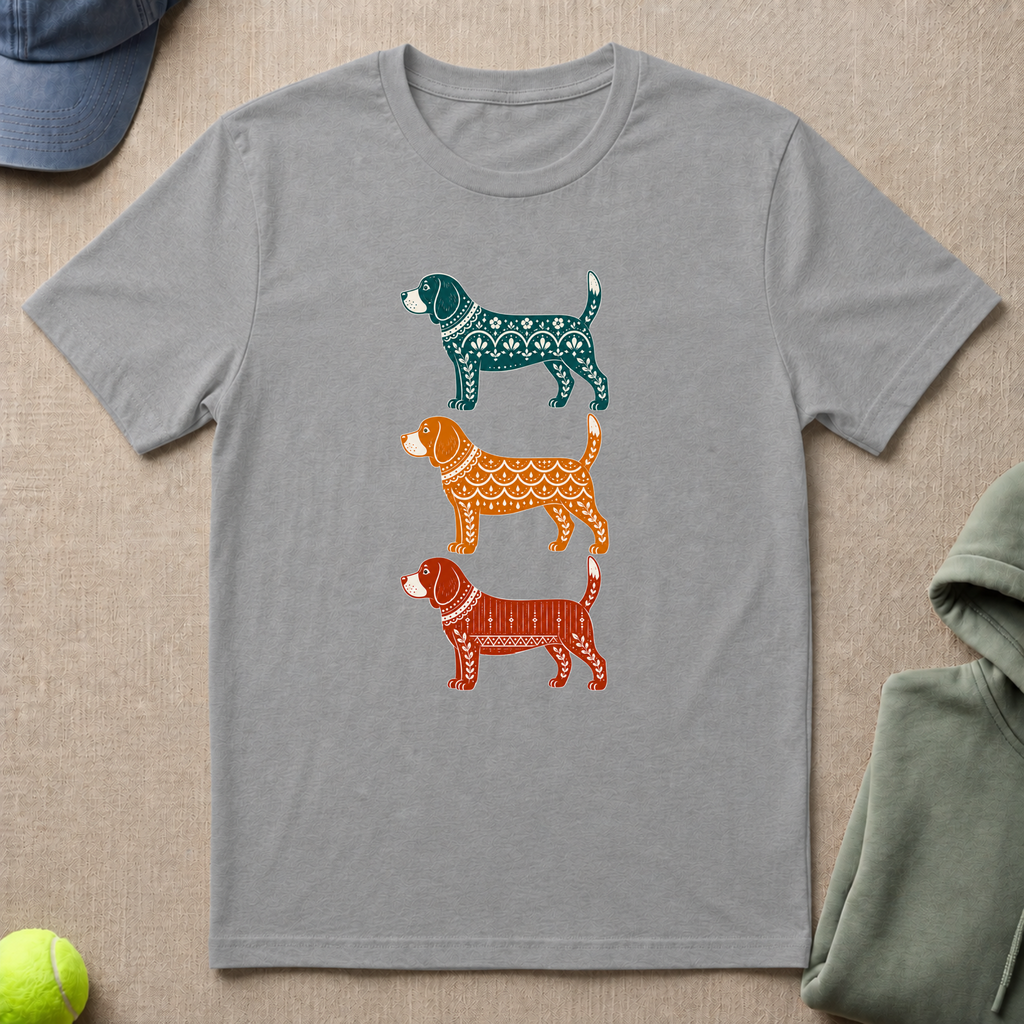 Beagle In Color T-Shirt