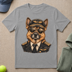 German Shepherd Pilot T-Shirt
