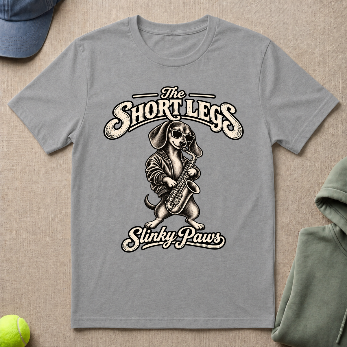 Short Legs Slinky Paws T-Shirt