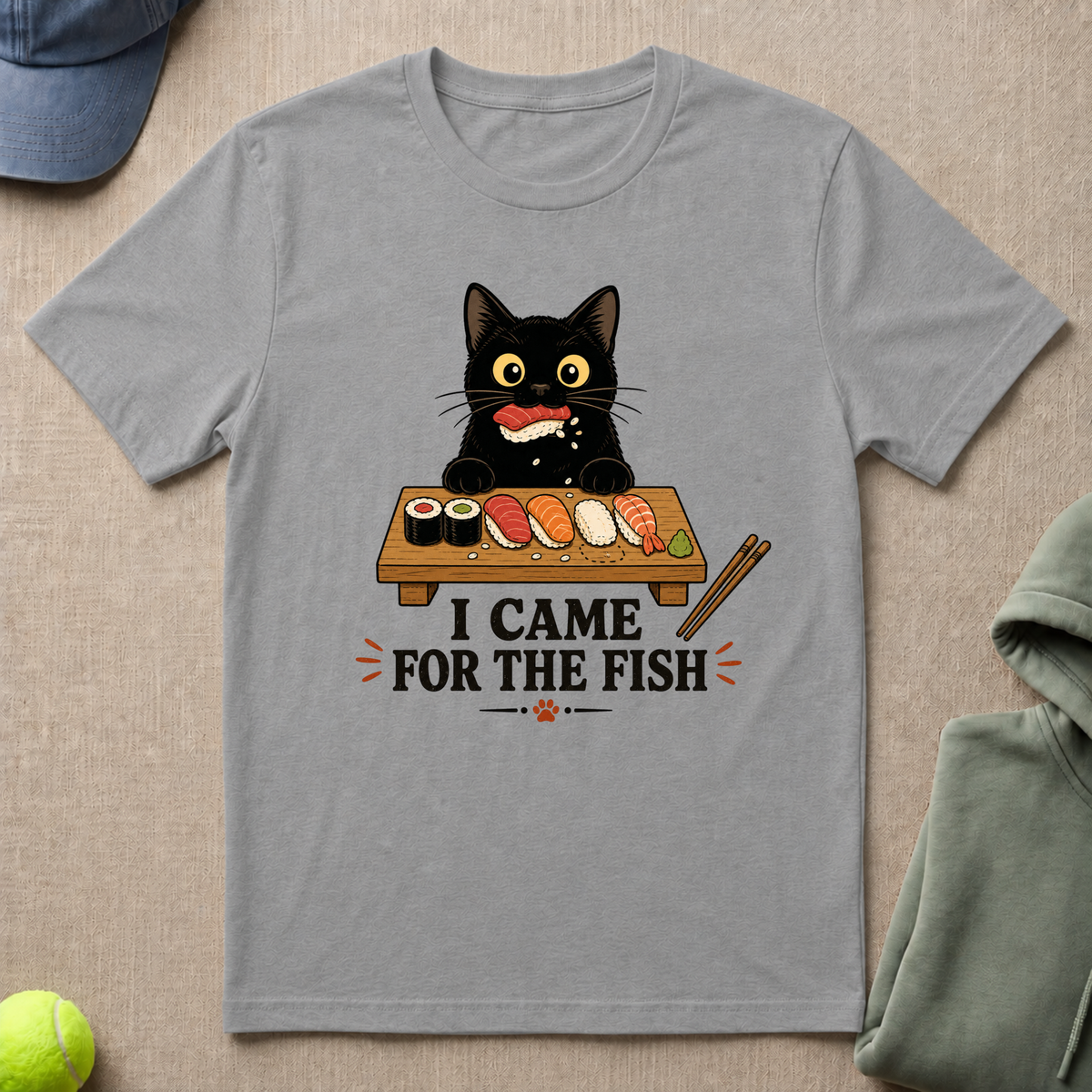 Cat & Sushi T-Shirt