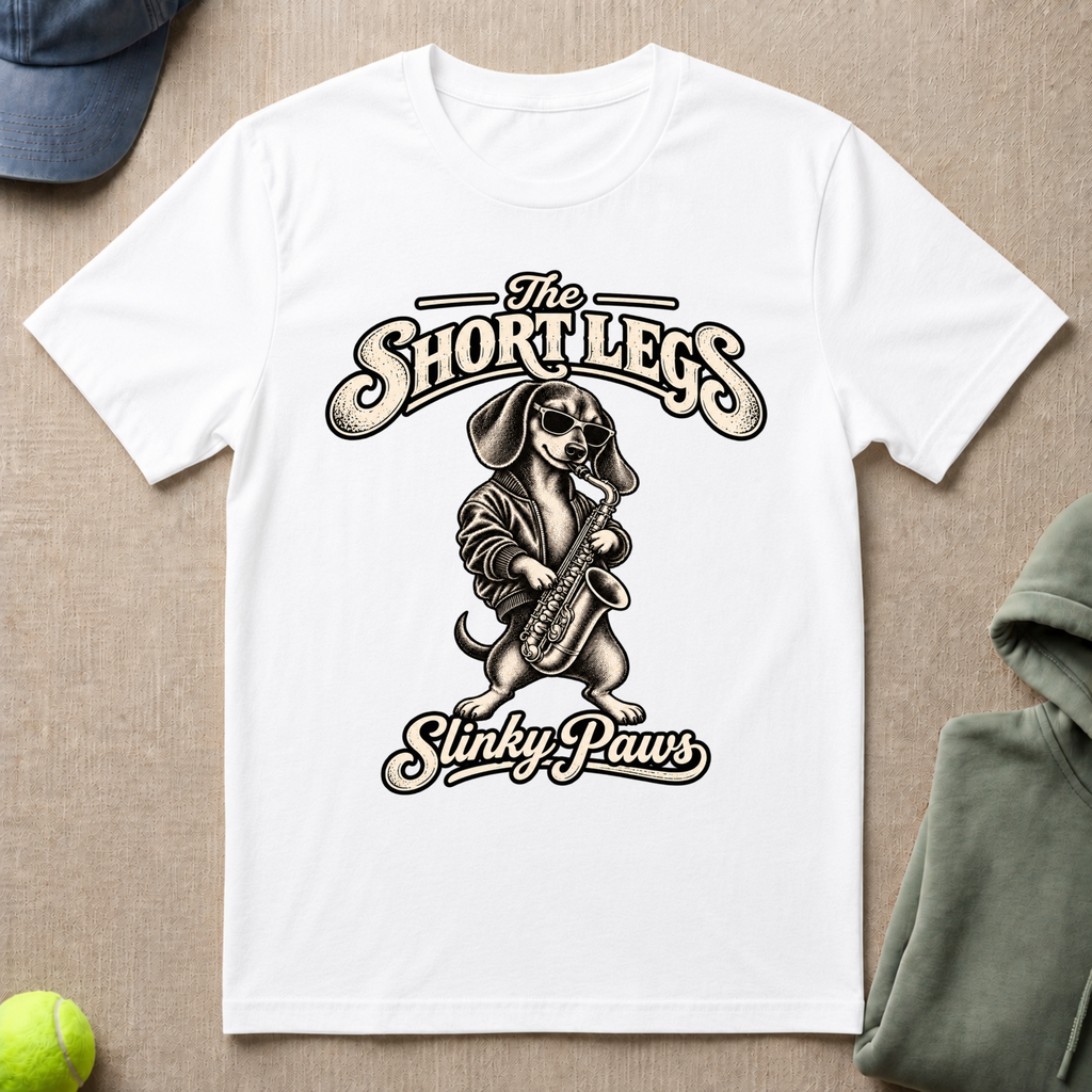 Short Legs Slinky Paws T-Shirt