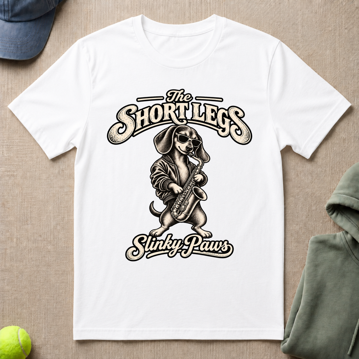 Short Legs Slinky Paws T-Shirt