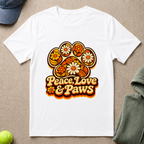 Peace Love Paws  T-Shirt