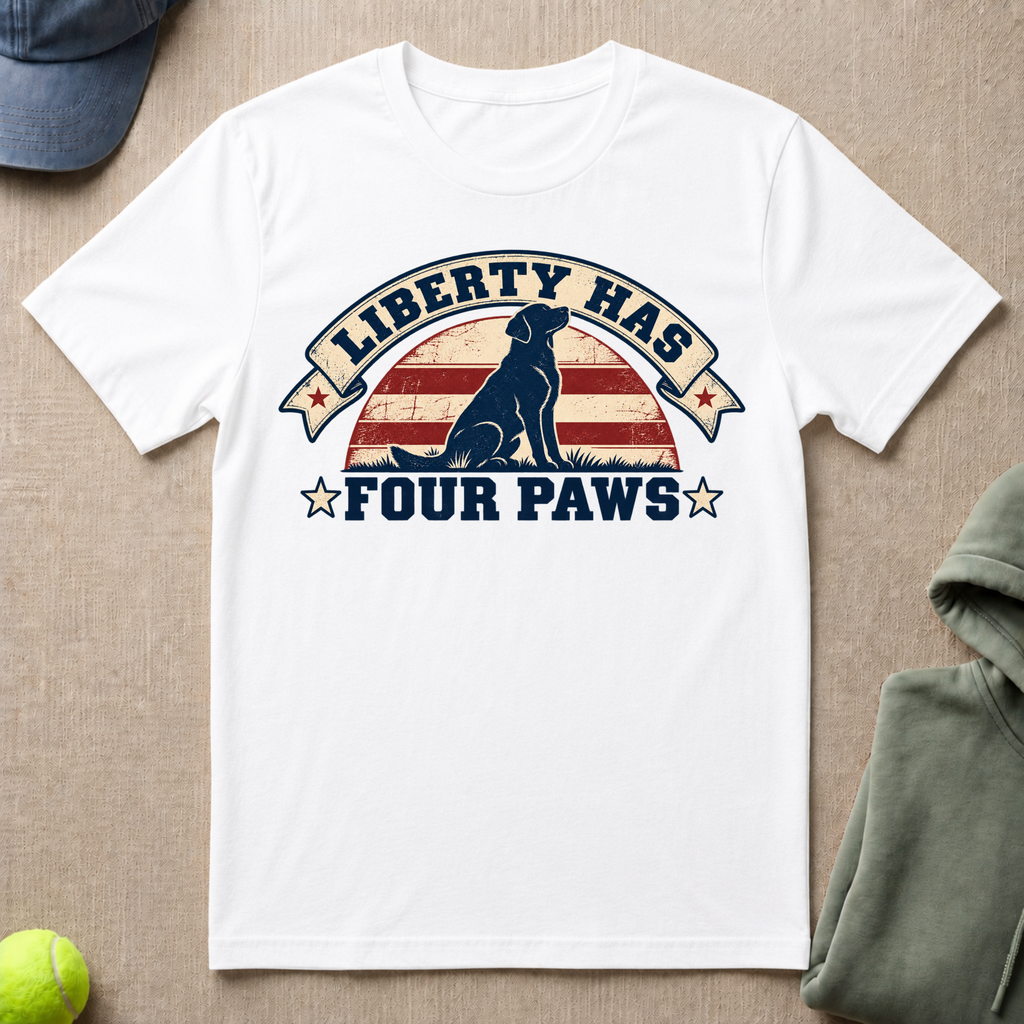 Liberty Has Paws T-Shirt