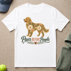 Floral Golden Retriever T-Shirt
