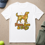 Peace Love & Dogs T-Shirt